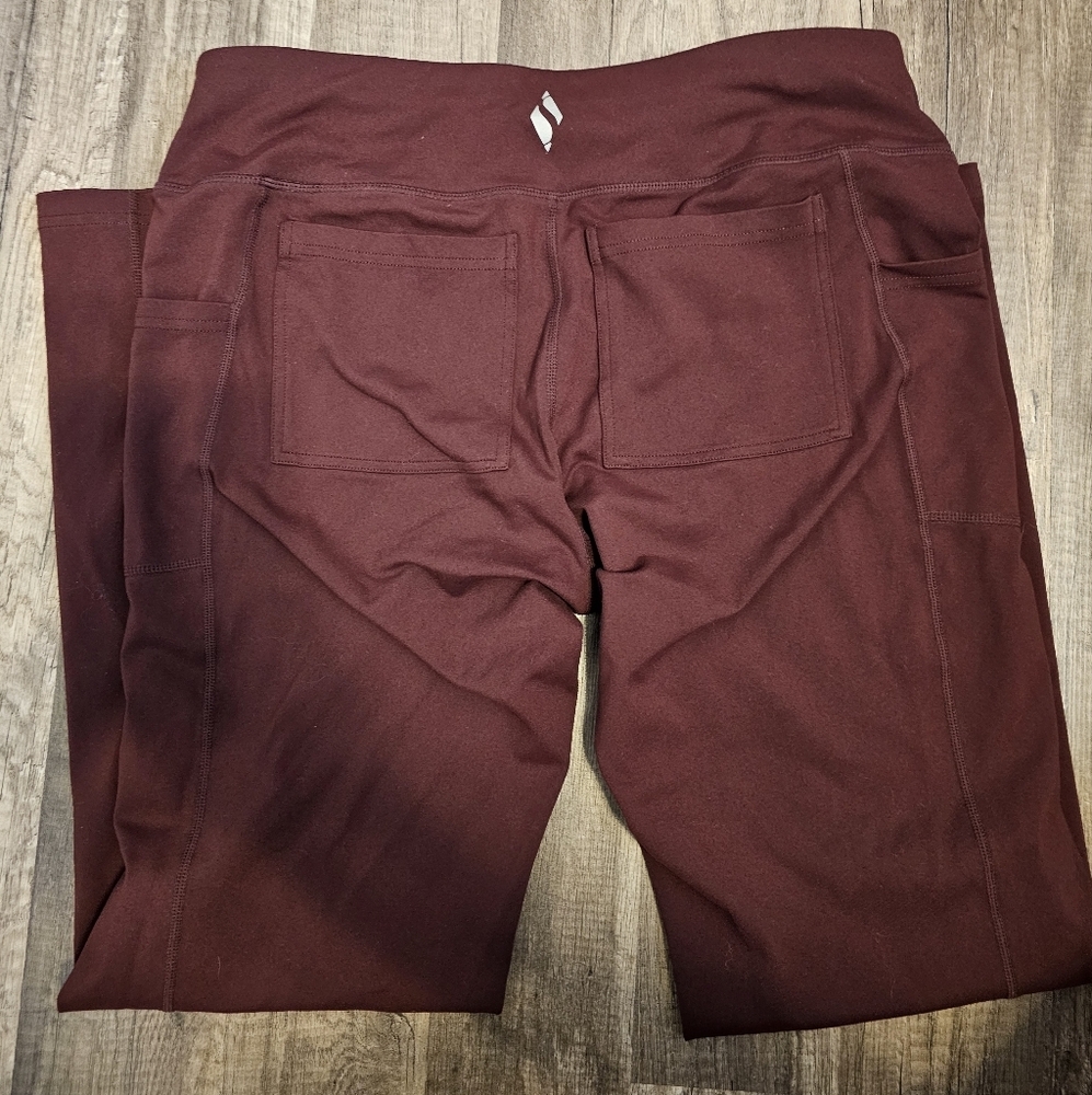 Maroon Athletic Pants